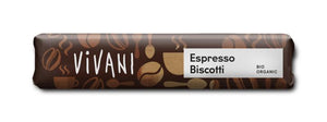 Espresso Biscotti chocolade reep van Vivani - Drogisterij Mevrouw Ooievaar