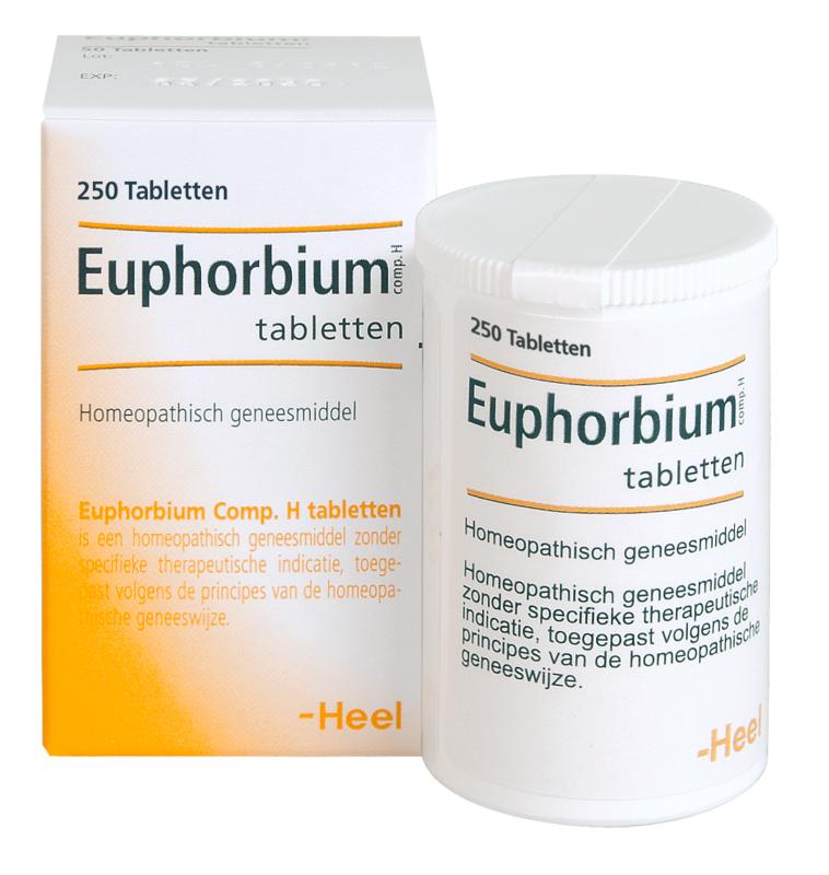 Euphorbium compositum H - 250 tabletten van Heel - Drogisterij Mevrouw Ooievaar