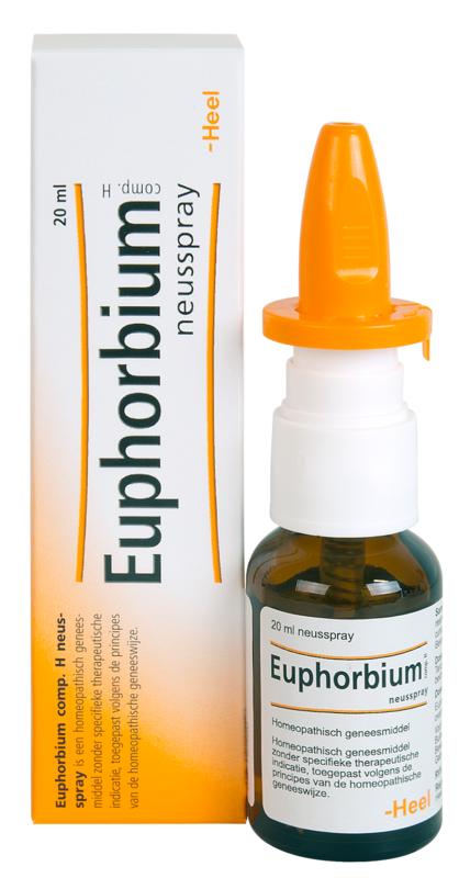 Euphorbium compositum h, neusspray, 20 ml van Heel  - Drogisterij Mevrouw Ooievaar