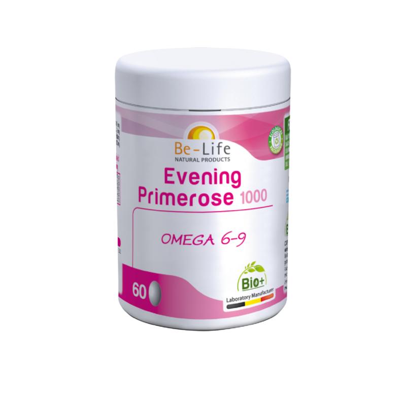 Evening Primerose1000 Bio 60 softgel capsules van Be-Life - Drogisterij Mevrouw Ooievaar