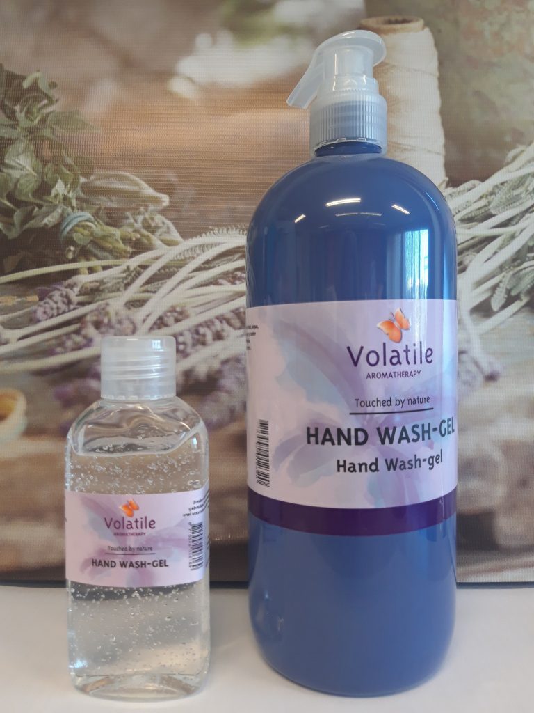 Hand wash Gel, 125 ml of 1 liter, van Volatile - Drogisterij Mevrouw Ooievaar