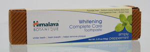 Botanique Whitening Complete Care kruiden tandpasta zoner fluoride van Himalaya - Drogisterij Mevrouw Ooievaar