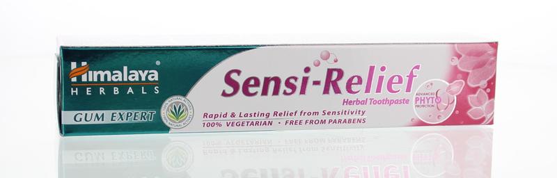 Sensi-relief kruiden tandpasta van Himalaya - Drogisterij Mevrouw Ooievaar