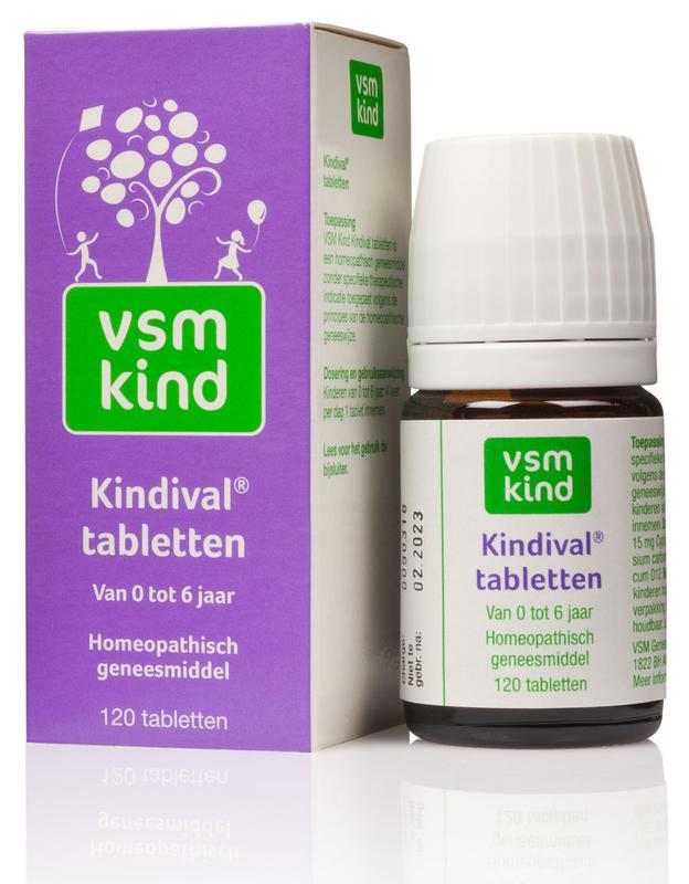 Kindival tabletten van VSM Kind- Drogisterij Mevrouw Ooievaar