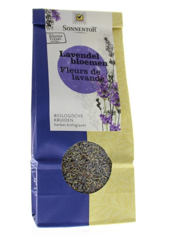 Biologische Lavendel bloemen of kruidenthee van Sonnentor - Drogisterij Mevrouw Ooievaar