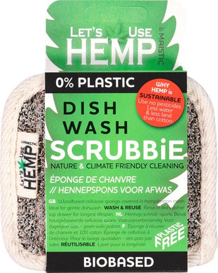 MAISTIC Scrubspons Bio SCRUBBIE Nature & Climate Friendly Cleaning Plastic free Biobased