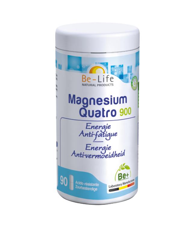 Magnesium Quatro 900, 90 capsules van Be-Life - Drogisterij Mevrouw Ooievaar