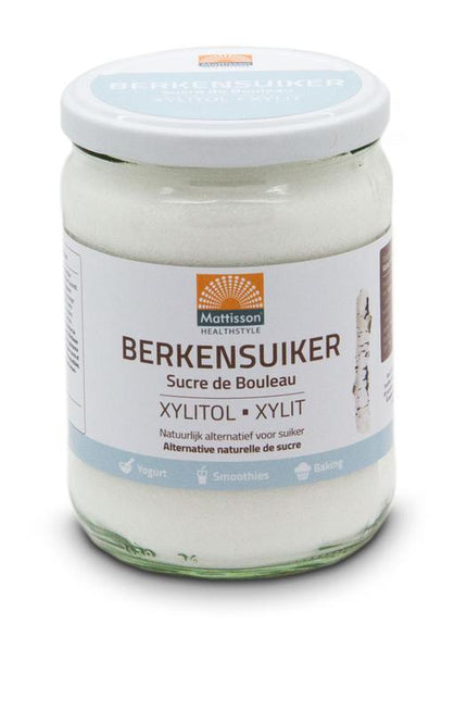 Mattisson Berkenzuiker Xylitol: Natuurlijk alternatief voor suiker. 400 gram.