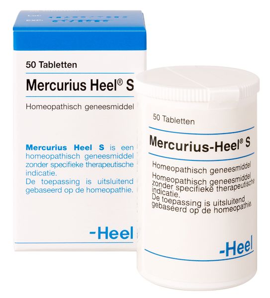 Mercurius Heel S, 50 of 250 tabletten van Heel - Drogisterij Mevrouw Ooievaar