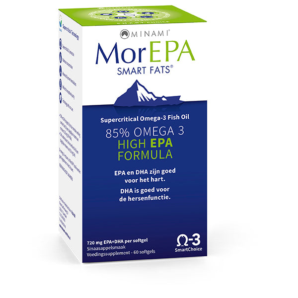 MorDHA DHA en EPA Omega 3 softgel capsules / visolie van Minami  - Drogisterij Mevrouw Ooievaar