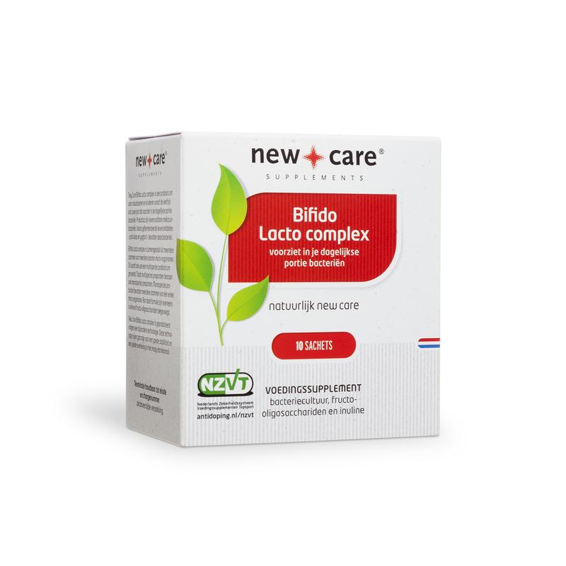 New Care Bifido Lacto Complex: voorziet in je dagelijkse portie bacteriën 10 Sachets