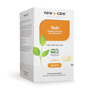 New Care Multi: dagelijkse aanvulling voor volwassenen. Vitaminen. 120 tabletten.