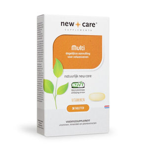New Care Multi: dagelijkse aanvulling voor volwassenen. Vitaminen. 30 tabletten.