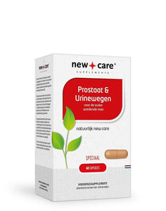 New Care Prostaat & Urinewegen: voor de ouder wordende man. Speciaal. 60 capsules.
