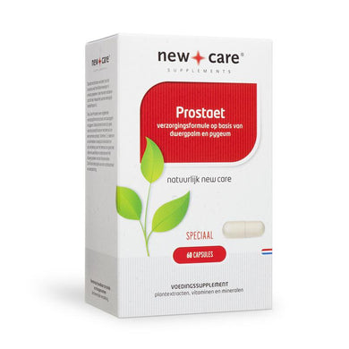 New Care Prostaet: verzorgingsformule op basis van dwergpalm en pygeum. Speciaal. 60 capsules.