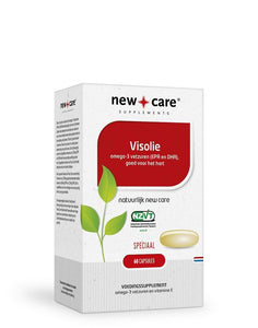 New Care Visolie: omega-3 vetzuren (EPA en DHA) goed voor het hart. Speciaal. 60 capsules.