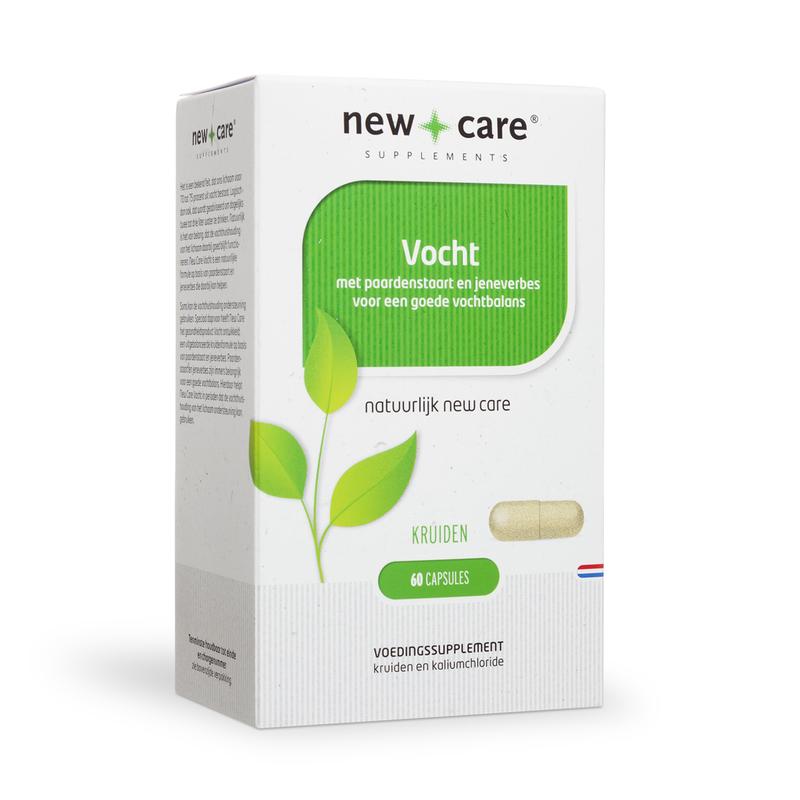 New Care Vocht: met paardenstaart en jeneverbes voor een goede vochtbalans. Kruiden. 60 capsules.