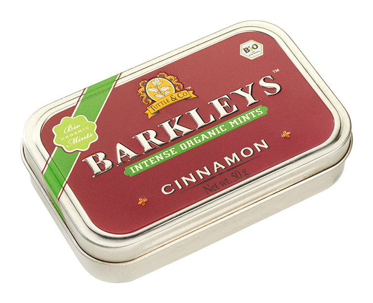Organic mints Cinnamon Bio van Barkleys - Drogisterij Mevrouw Ooievaar