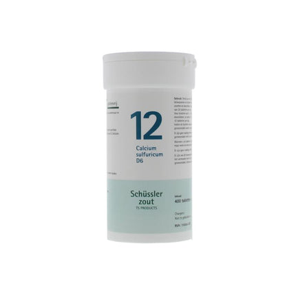 Pflüger Schüssler 12 Calcium Sulfuricum D6. 400 tabletten.