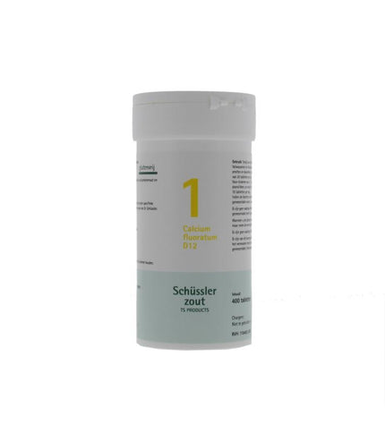Pflüger Schüssler 1 Calcium Floratum D12. 400 tabletten.