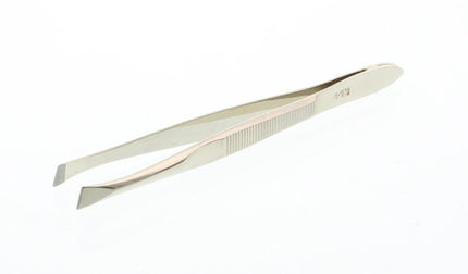 Pincet 9 cm nikkel 413/52 scheef - Drogisterij Mevrouw Ooievaar