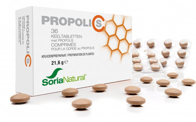Propolis zuigtabletten met vitamine C, 36 st van Soria - Drogisterij Mevrouw Ooievaar