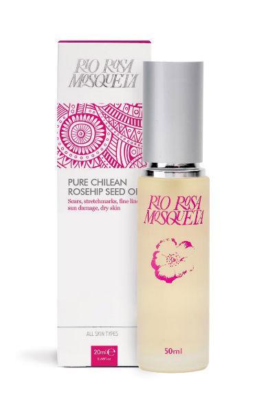 Pure rozenolie, 50 ml, van Rio Rosa Mosqueta - Drogisterij Mevrouw Ooievaar