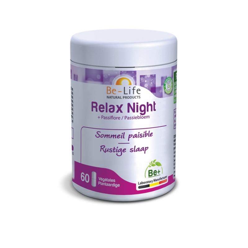 Relax Night voor een rustige slaap, 60 capsules van Be-Life - Drogisterij Mevrouw Ooievaar