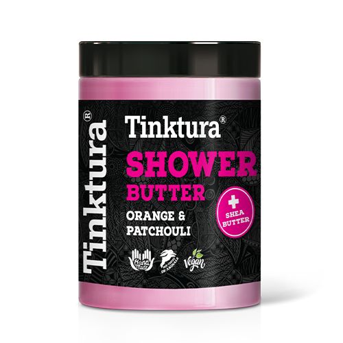 Showerbutter orange en patchouli met sheabutter van Tinktura - Drogisterij Mevrouw Ooievaar