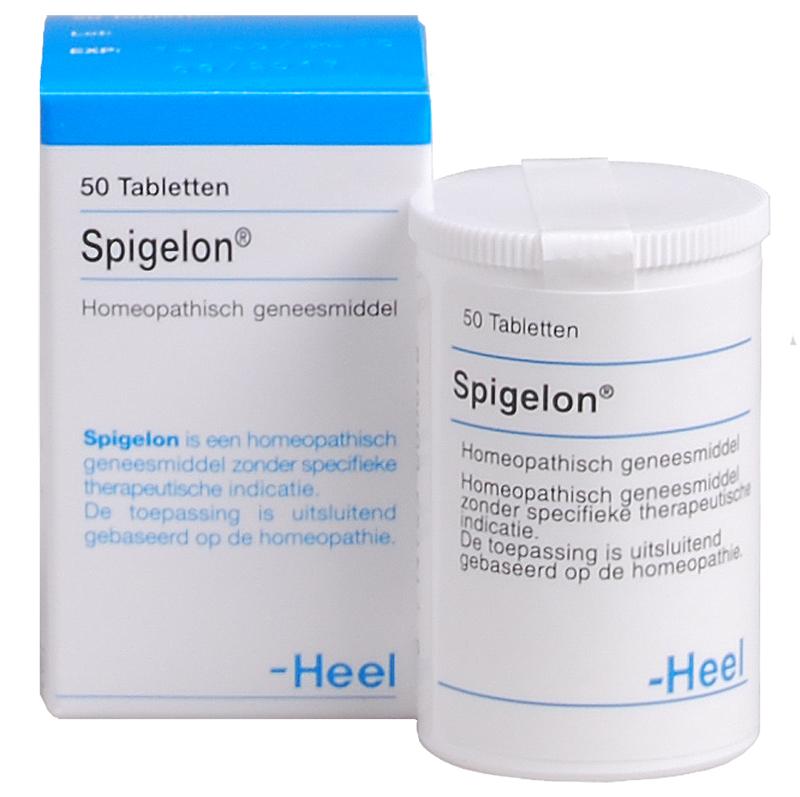 Spigelon, 50 of 250 tabletten van Heel - Drogisterij Mevrouw Ooievaar
