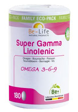 Afbeelding in Gallery-weergave laden, Super Gamma Linilenic- omega 3, 6 en 9, 180 capsules, van Be-Life - Drogisterij Mevrouw Ooievaar
