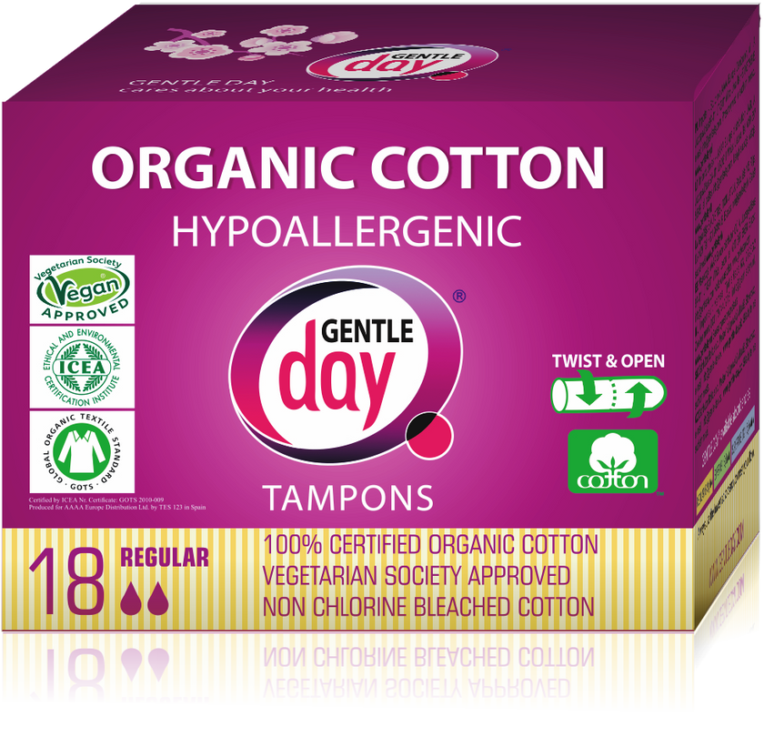 Gentle Day Tampons regular - Drogisterij Mevrouw Ooievaar