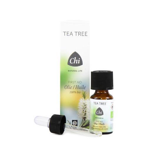 Tea Tree eerste hulp olie voor aromatherapie, 10ml van Chi - Drogisterij Mevrouw Ooievaar