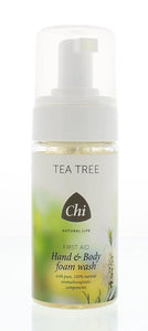 Tea Tree Hand & Body Wash Foam, 115 ml van Chi - Drogisterij Mevrouw Ooievaar