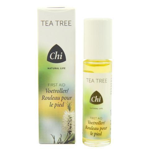 Tea Tree voetenroller, 10 ml, van Chi - Drogisterij Mevrouw Ooievaar