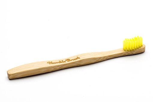 The Humble Co Tandenborstel Bamboe Kids Brush Soft Geel