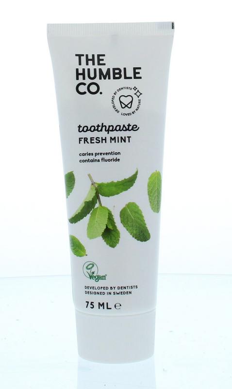 The Humble Co Tandpasta Natural Fresh Mint - Vegan - 75 ml