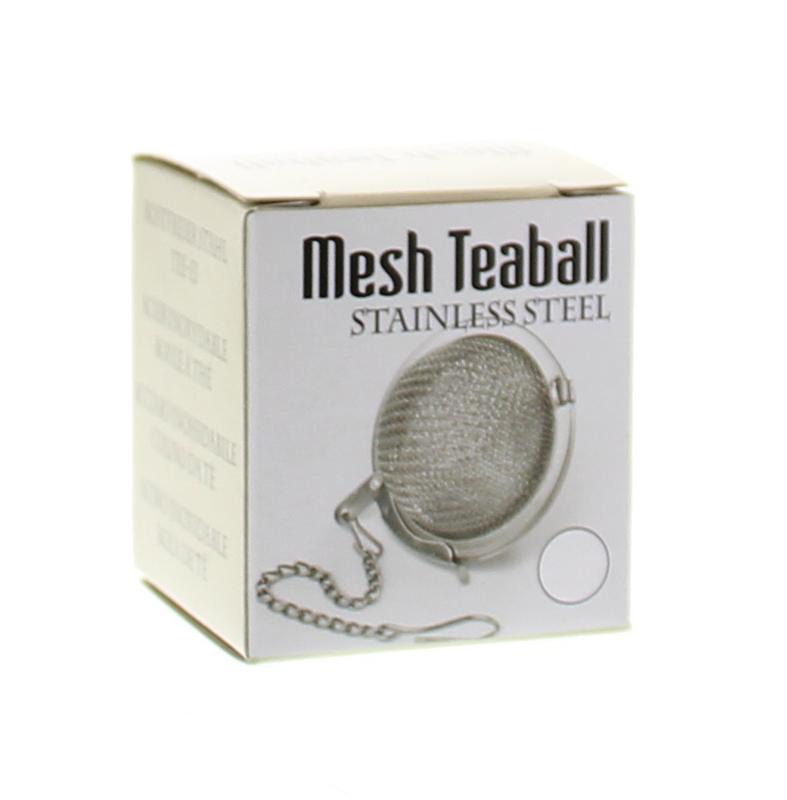 Thee-ei met gaas van roesvrij staal, doorsnede 45mm, van Geels - Drogisterij Mevrouw Ooievaar