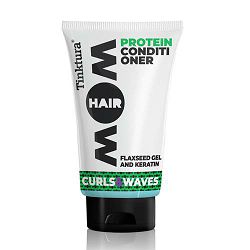 Tinktura WOW Curls & Waves Conditioner Keratine Flaxseed - Dierproefvrij - Handgemaakt -  Vegan - 200 ml