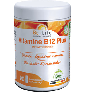 Vitamine B12 plus 90 capsules van Be-Life - Drogisterij Mevrouw Ooievaar
