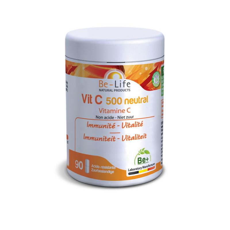 Vitamine C  500neutral 90 capsules van Be-Life - Drogisterij Mevrouw Ooievaar