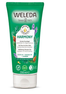 Weleda Shower Harmony: Deze milde douchegel op basis van 100% plantaardige stoffen reinigt de huid zacht. 200 ml.