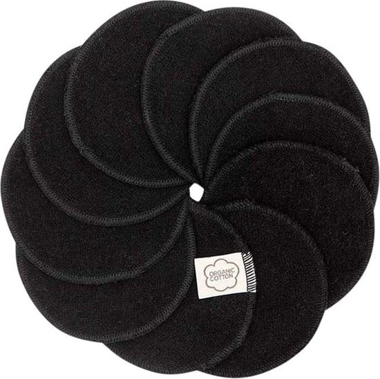 wasbaar wattenschijfjes van Imse Vimse - zwart- Drogisterij Mevrouw Ooievaar