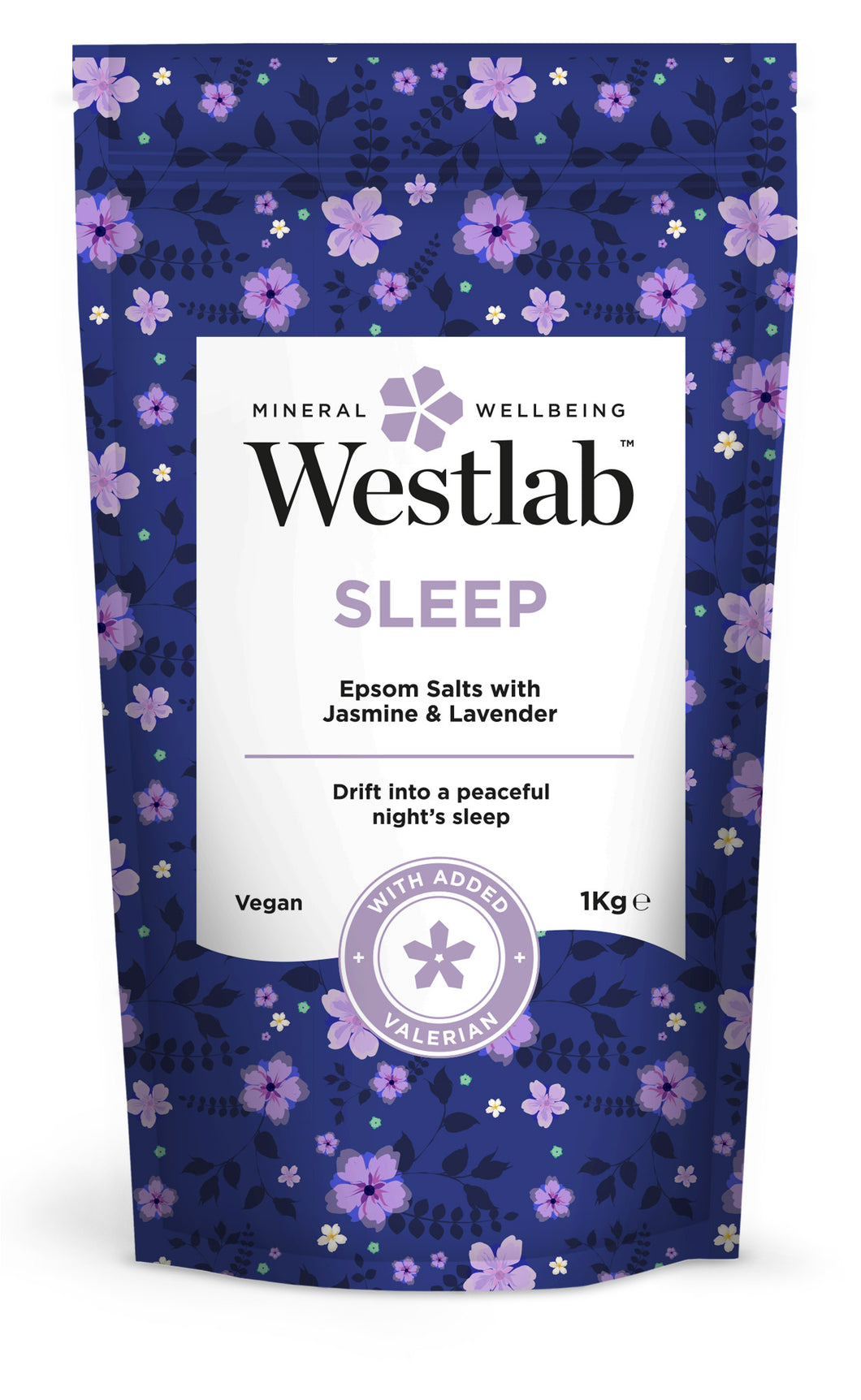 Westlab Sleep Epsom Salts with Jasmine & Lavender - Badzout 1000 gram