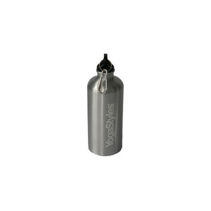 Yogastyles eko bottle zilver 500 ml - Drogisterij Mevrouw Ooievaar