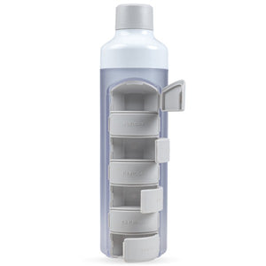 YOS Bottle weekly - waterfles en pillendoosje in één