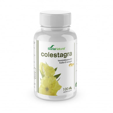 Colestagra Teunisbloemolie 100 soft gel capsules van Soria - Drogisterij Mevrouw Ooievaar
