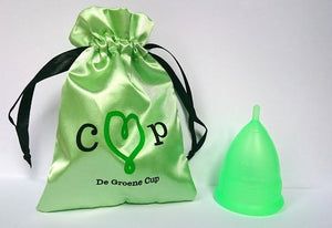 De groene cup - Menstruatie Cup