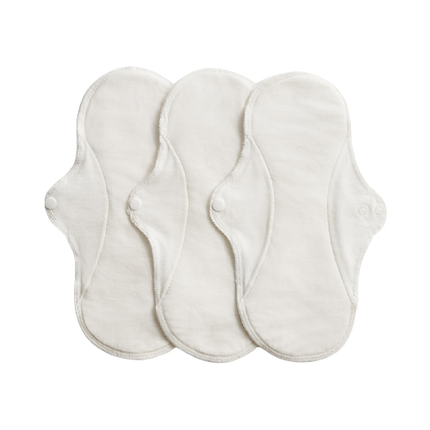 ImseVimse Wasbaar Maandverband Regular - 3st Zwart/Naturel