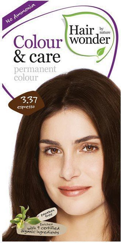 Haarkleuring zonder ammonia, nr 3.37 Espresso van Hairwonder - Drogisterij Mevrouw Ooievaar